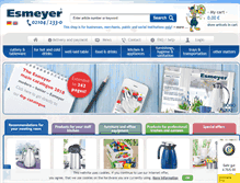Tablet Screenshot of esmeyer-shop.com