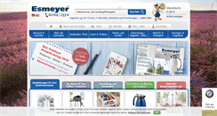 Desktop Screenshot of esmeyer-shop.de